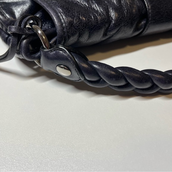 Authentic Miu Miu Navy Matelasse Leather Hobo - Picture 12 of 14